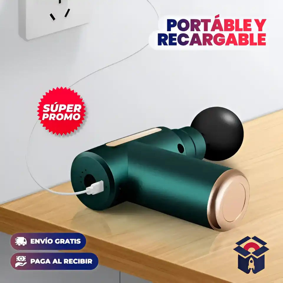PortaRelief® | Masajeador Muscular Profesional  + Guia Definitiva GRATIS
